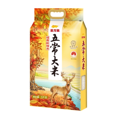 金龙鱼福鹿献瑞来五常大米5kg  719693