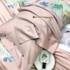 雅鹿-60支贡缎长绒棉印花四件套YLZZLY26（花色：恬淡雅致）