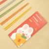 康巴赫吉兔五色分食合金筷（5双装） KH-JKJT01