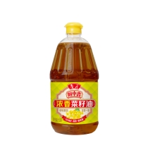 鲁花厨中香浓香菜籽油1.8L