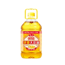 鲁花厨中香浓香大豆油5L