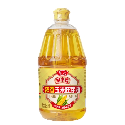 鲁花厨中香浓香玉米胚芽油1.8L
