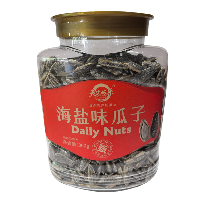 天生好果海盐味瓜子300克（大扁罐）