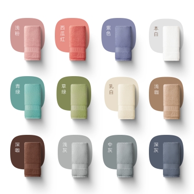 HOYO臻品长绒棉浴巾礼盒装7611（浴巾1条）