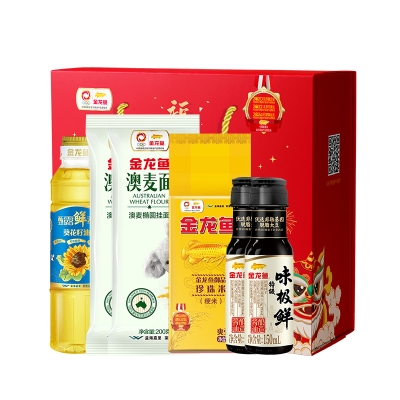 2025金龙鱼&丸庄福星高照春节团圆大礼包1588g  888893