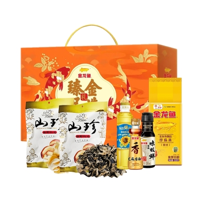 金龙鱼&山诺粮油山菌礼盒1346g  1244931