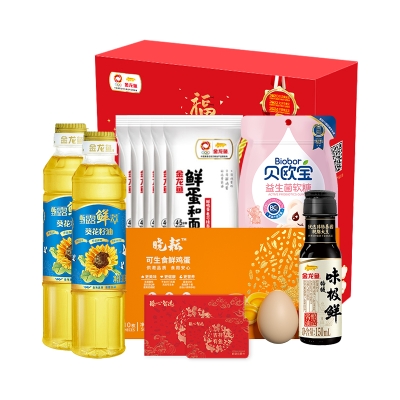 2025金龙鱼&晓耘&贝欧宝福星高照春节团圆礼盒2078g  889366