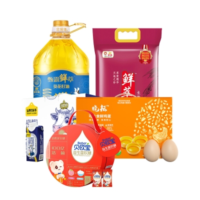 2025金龙鱼&晓耘&贝欧宝&认养一头牛福星高照春节团圆礼盒14360g  952960