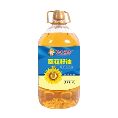 邻家饭香 物理压榨一级葵花籽油 5L/桶 LJFX135-K
