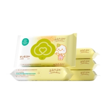 全棉时代 2022婴儿棉湿巾65gsm,15*20cm,20片/包,5包/袋 1125899909067359