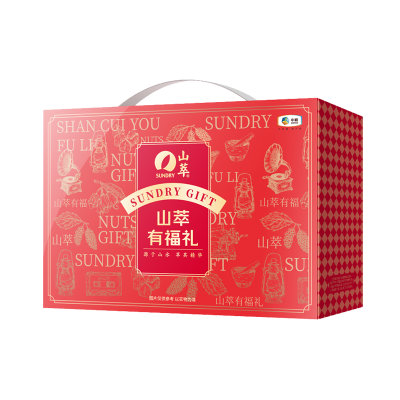 中粮山萃有福礼坚果礼盒1018g【罐装】