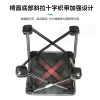 凯速可折叠户外马扎小凳子（配收纳袋）条纹黑HG35