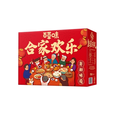 【百草味】坚果零食礼盒1522g（合家欢乐）
