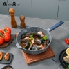 张小泉花岗岩不粘深煎锅C31820100  28cm