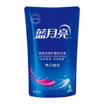 蓝月亮500g自然亮白增艳洗衣液袋-10000394