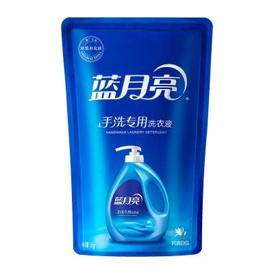 蓝月亮1kg白兰手洗专用洗衣液袋-10000508