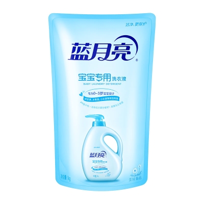 蓝月亮1kg洋甘菊宝宝专用洗衣液袋-10000735