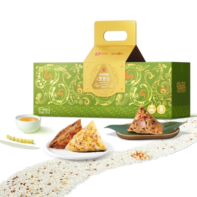 良品铺子健康粗粮粽楚宴佳粽子礼盒1.56kg