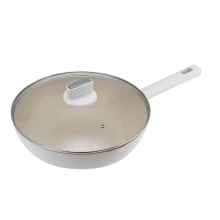 德世朗（DESLON）银月麦饭石不粘炒锅30cm DFS-C952