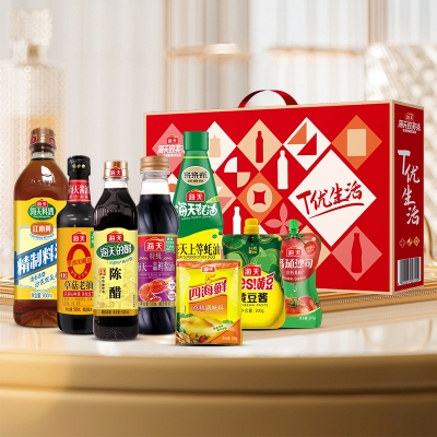 海天·T优生活调味品礼盒-特级高端2300ml+1405g