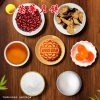 荣华锦绣红豆颂系列 蛋黄陈皮红豆沙月饼 月饼礼盒  480g      