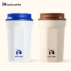 瑞幸不锈钢保温杯双饮咖啡杯340ml 拿铁棕 RX0034