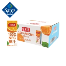 佳果源 100%NFC橙汁200ml*25