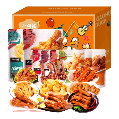 小胡鸭体闲礼盒-肉肉吖1243g