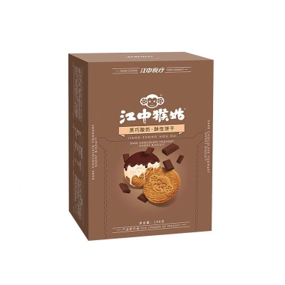 江中猴姑黑巧酸奶酥性饼干（144克）