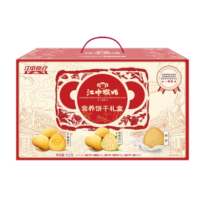 江中猴姑饼干食养礼盒（国风912g)