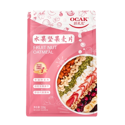 欧扎克水果坚果麦片220g*2袋