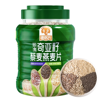 穗格氏 奇亚籽藜麦燕麦片1000g/罐