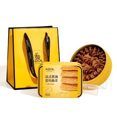 ADOL 蕾丝曲奇200g+珍妮巧克力味180g