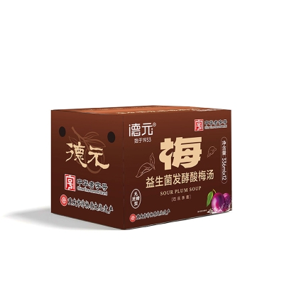 德元益生菌发酵酸梅汤（无蔗糖型）336ml*12