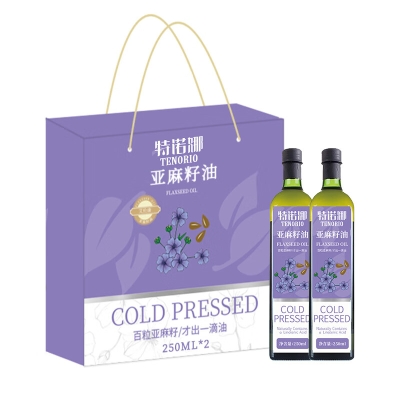 特诺娜亚麻籽油礼盒250ml*2礼盒装