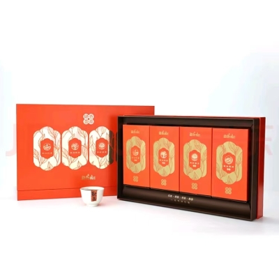 【勐乐山】2024礼品渠道定制（肆香荟萃） 组合礼盒装216g
