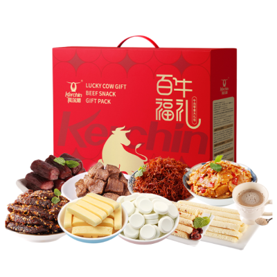 科尔沁百福牛礼礼盒812g