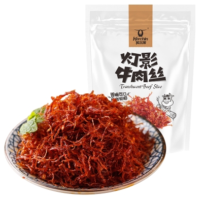 科尔沁灯影牛肉丝68g五香味/麻辣味