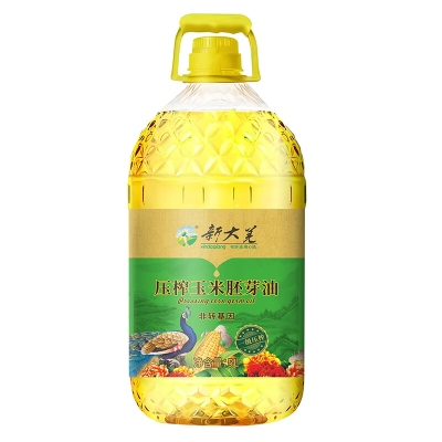 新大荒印象一级压榨玉米胚芽油5L