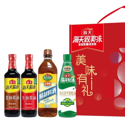 海天 致美味-美味有礼礼盒1800ml+680g