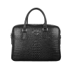 PLOVER香港啄木鸟鳄鱼纹大容量头层牛皮公文包 GDGWB023-5A