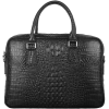 PLOVER香港啄木鸟鳄鱼纹大容量头层牛皮公文包 GDGWB023-5A