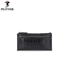 PLOVER香港啄木鸟头层牛皮鳄鱼纹拉链款钱包 GD5134