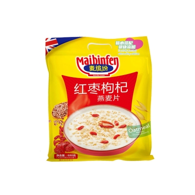 麦缤纷 红枣枸杞/水果素食/五谷坚果/经典原味 燕麦片680g