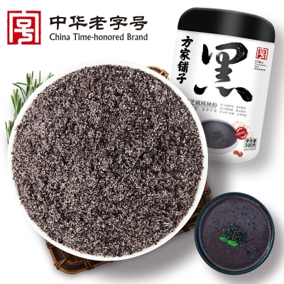 【方家铺子】黑芝麻核桃粉500g/罐装