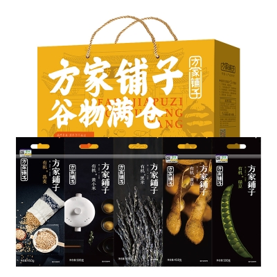 【方家铺子】谷物满仓有机杂粮礼盒2400g/礼盒装