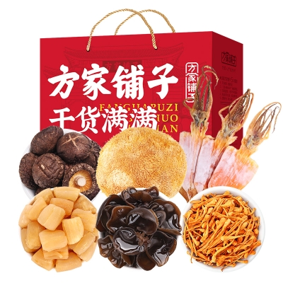 【方家铺子】海产菌菇礼盒贤礼952g/礼盒装