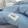 罗曼罗兰全棉三件套  简单生活-兰灰