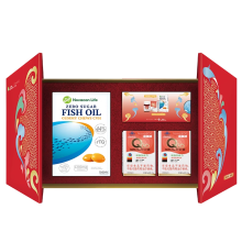 诺惠牌辅酶Q10 60粒*2瓶+诺康莱鱼油无糖凝胶糖果30粒（成人）*2盒