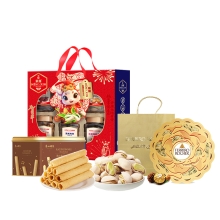 费列罗/蒙鑫/广州酒家-巧克力蛋卷坚果心意福盟组合1760g